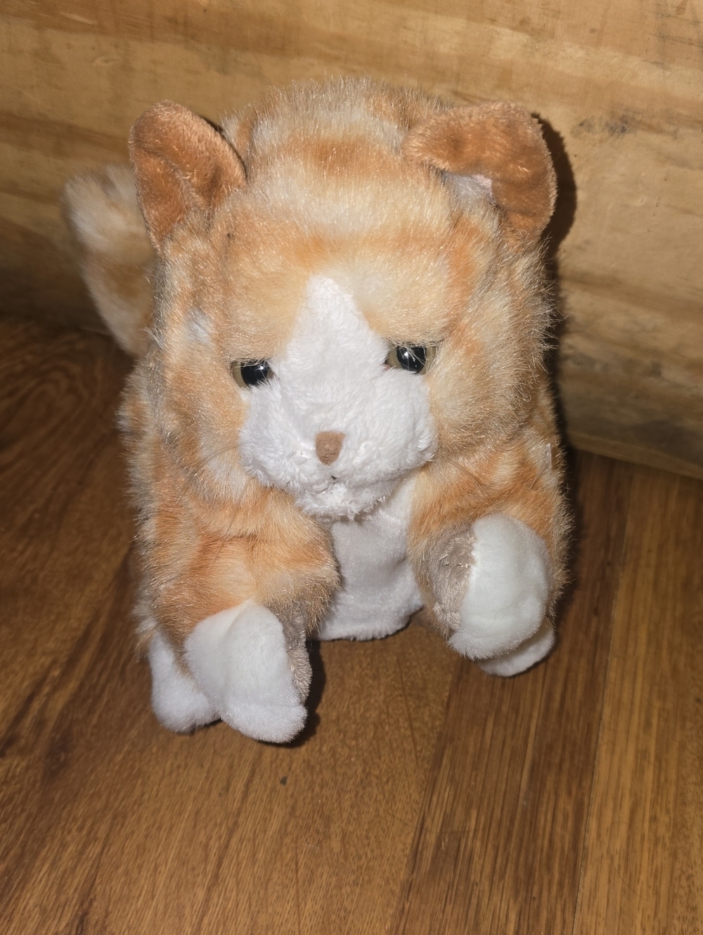 Folkmanis Orange Tabby Kitten Hand Puppet